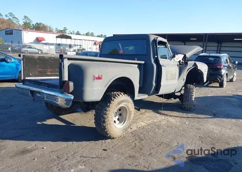 1971 Chevrolet C10 из США, поврежденный, VIN KE141F602760